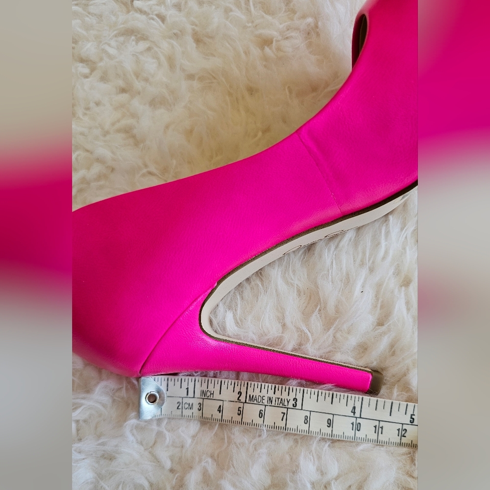 Jessica Simpson Hot Pink Pointed Toe Stiletto Heels - Picture 12 of 12